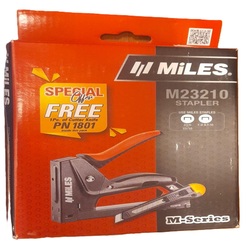 MiLES Staple Gun or Stapler M23210 n 1pc Cutter Knife PN 1801